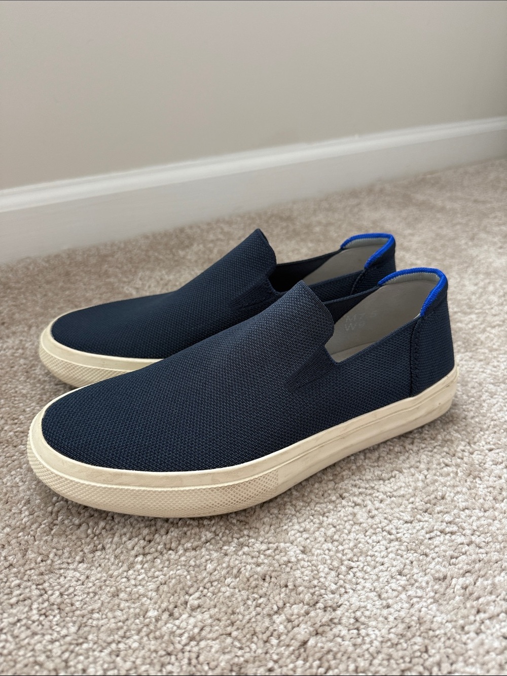 Rothy’s The Original Slip On Sneaker Navy Blue Unisex